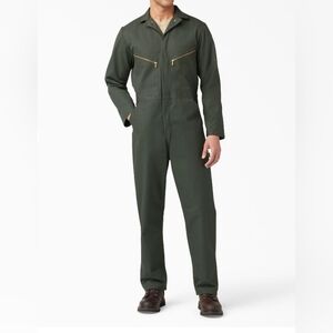 Big Ben Wrangler insulated quilted Mens Green coveralls overalls size M - L